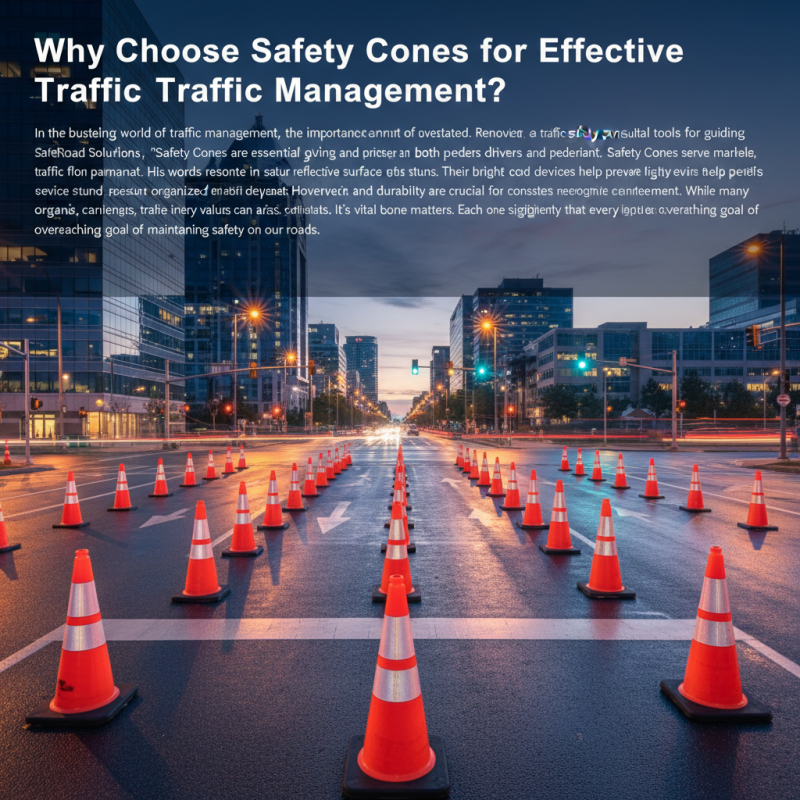 Why Choose Safety Cones for Effective Traffic Management?