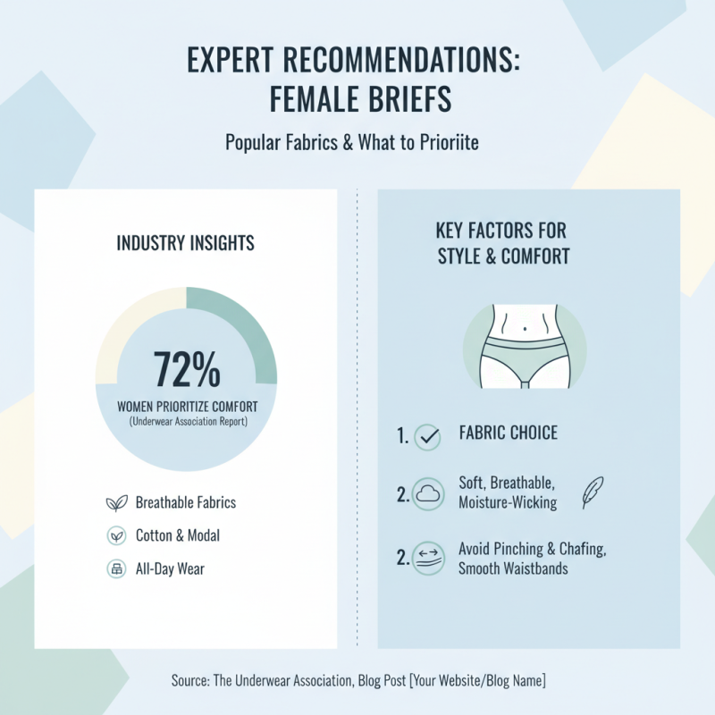 How to Choose the Perfect Female Briefs for Comfort and Style?