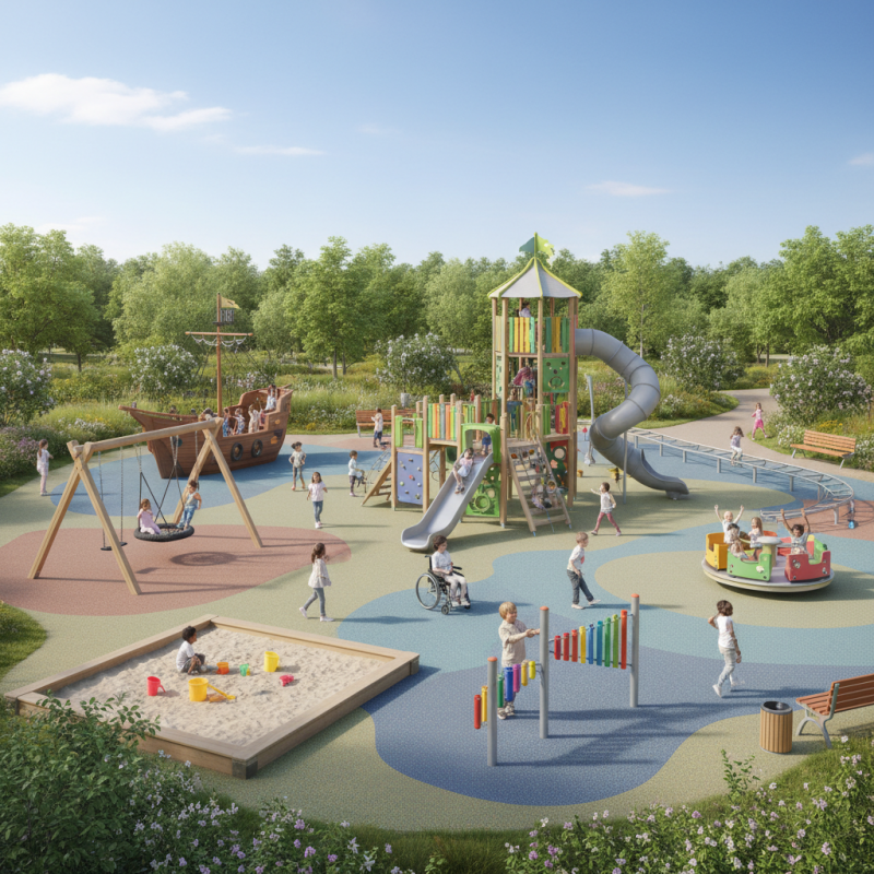 What is an Outdoor Playground Amusement Park for Kids?