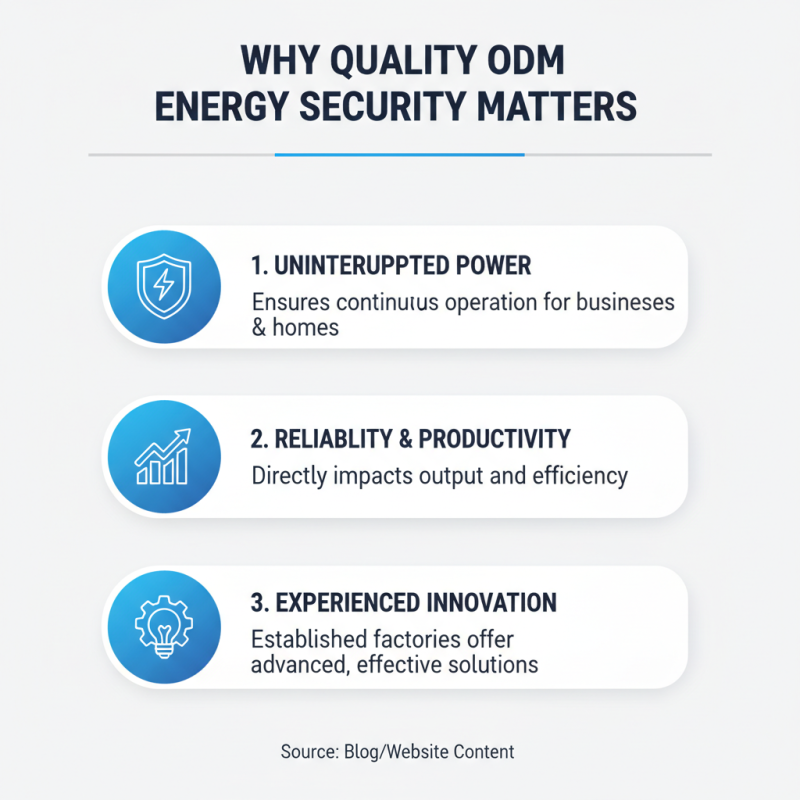 Why Choose a High-Quality ODM Energy Security System Factory for Your Needs?