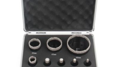 8pcs M14 Dry Vacuum Brazed Diamond Hole Saw (Set B)
