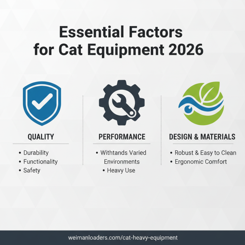 2026 Best Cat Equipment for Global Buyers Seeking Quality?