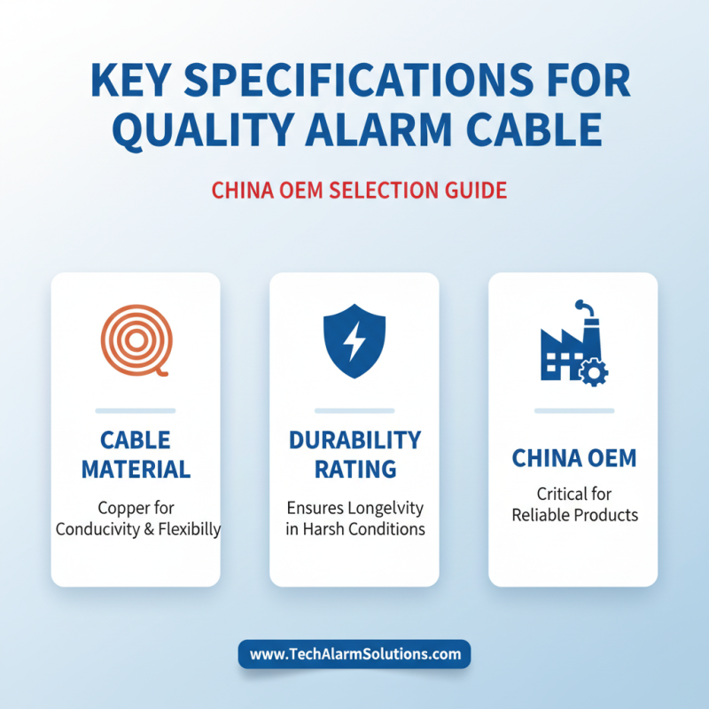 Top 5 Tips for Choosing the Right China OEM Alarm Cable Products?