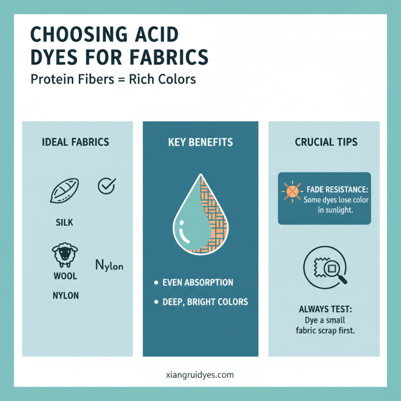 How to Choose the Best Acid Dye for Your Projects?