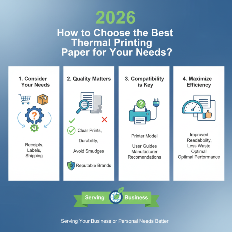 2026 How to Choose the Best Thermal Printing Paper for Your Needs?
