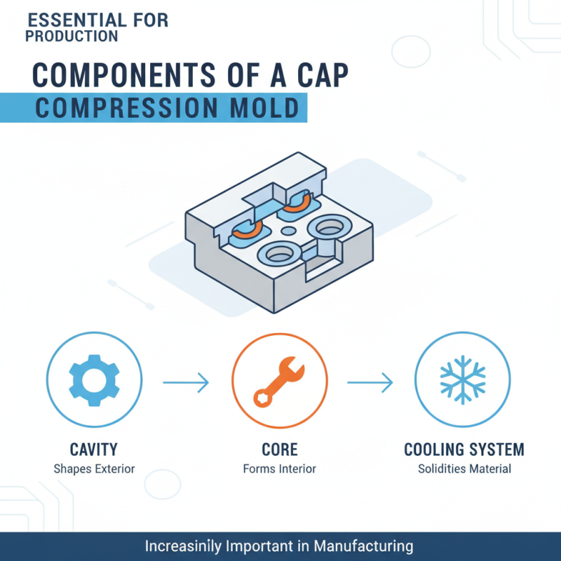 What is a cap compression mold?