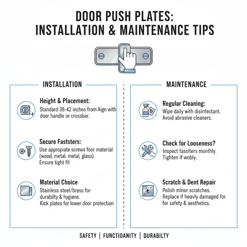 Why Choose Door Push Plates for Your Business Needs?