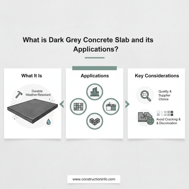 What is Dark Grey Concrete Slab and its Applications?