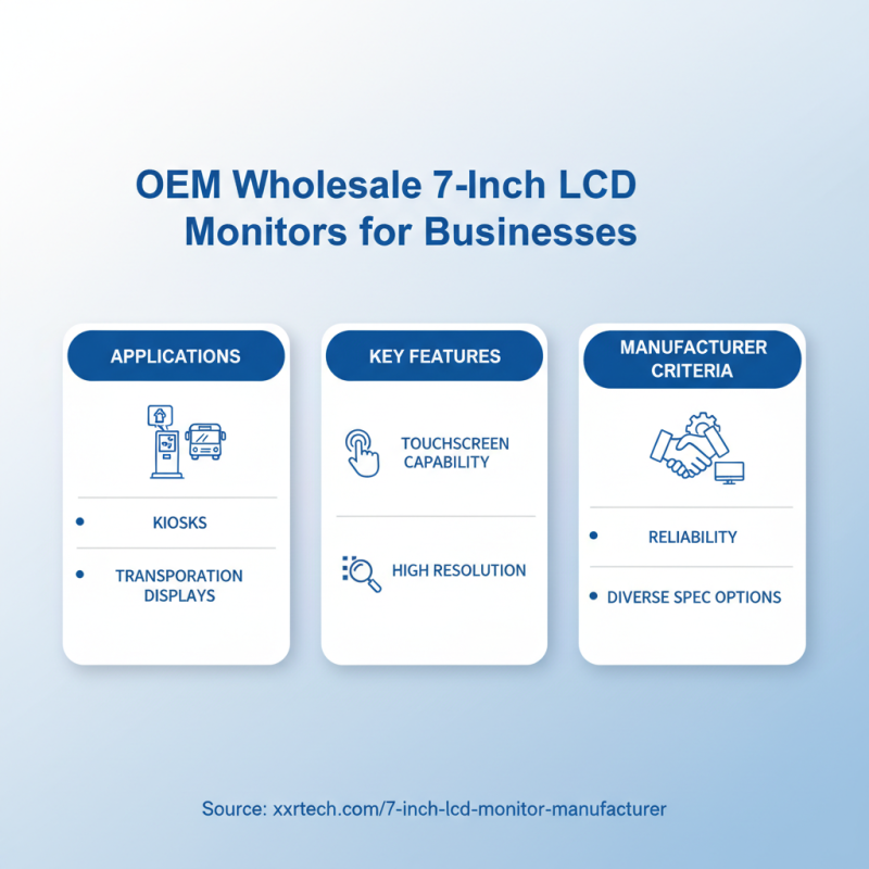 2026 Best OEM Wholesale 7 Inch Lcd Monitor Options for Your Business?