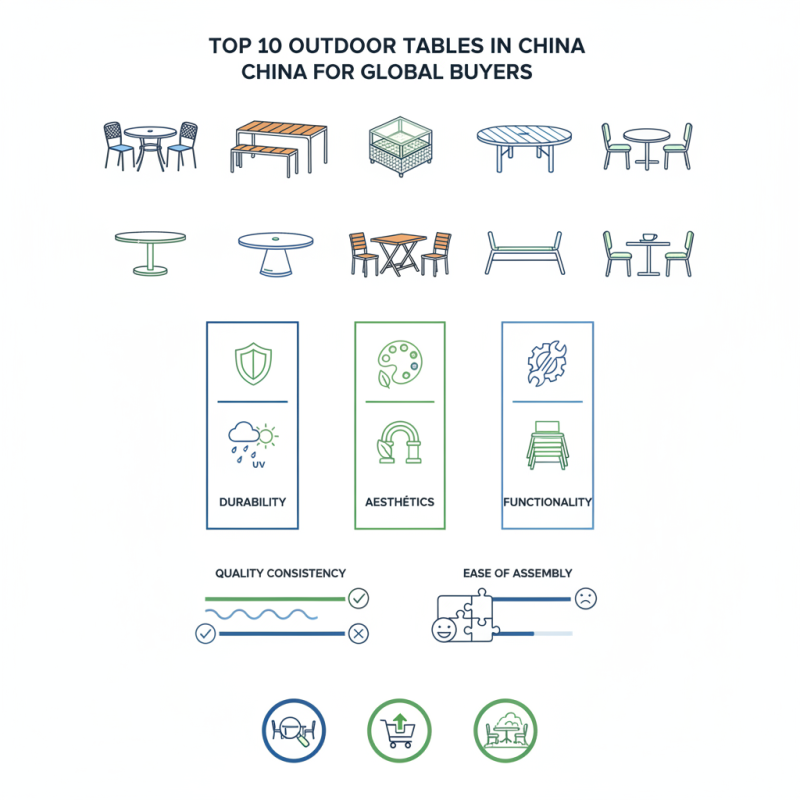 Top 10 Outdoor Tables in China for Global Buyers?