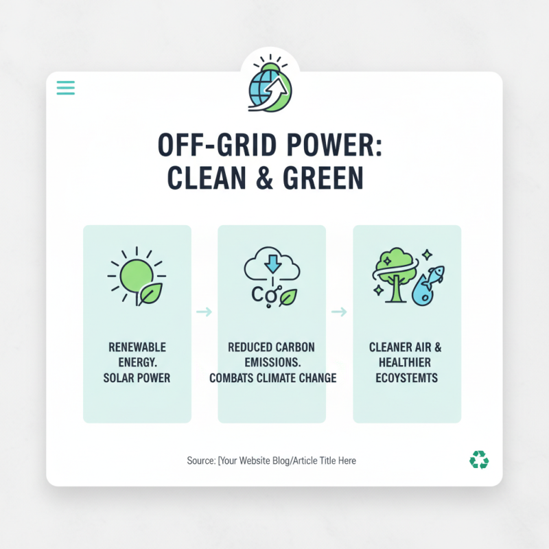 What is Off Grid Power Plant Benefits for Global Buyers?