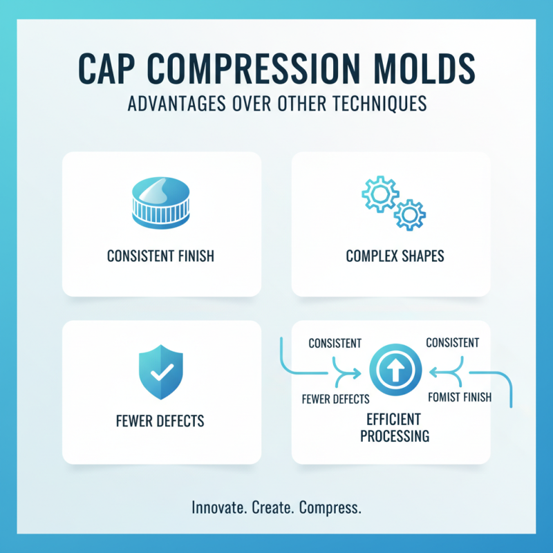 What is a cap compression mold?