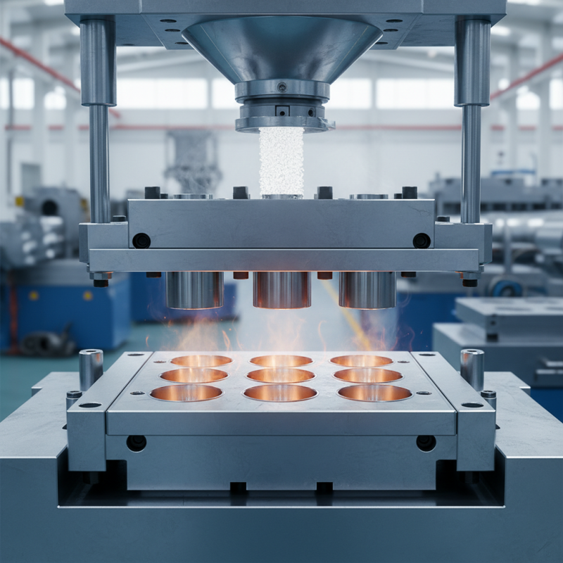 What is a cap compression mold?