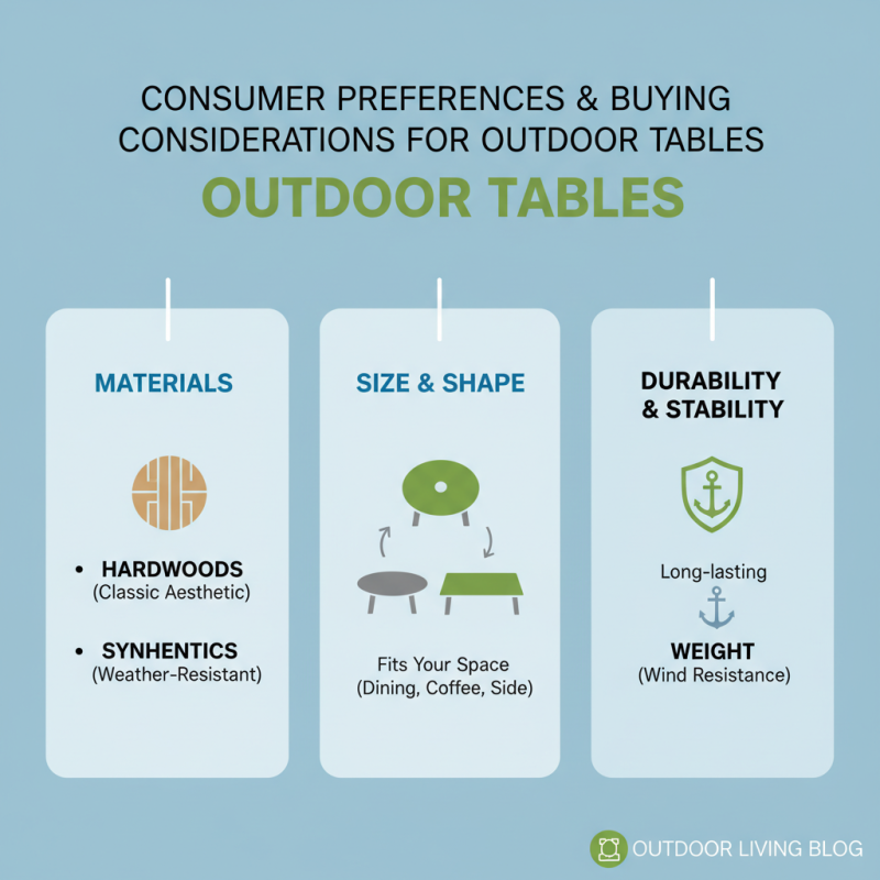 Top 10 Outdoor Tables in China for Global Buyers?