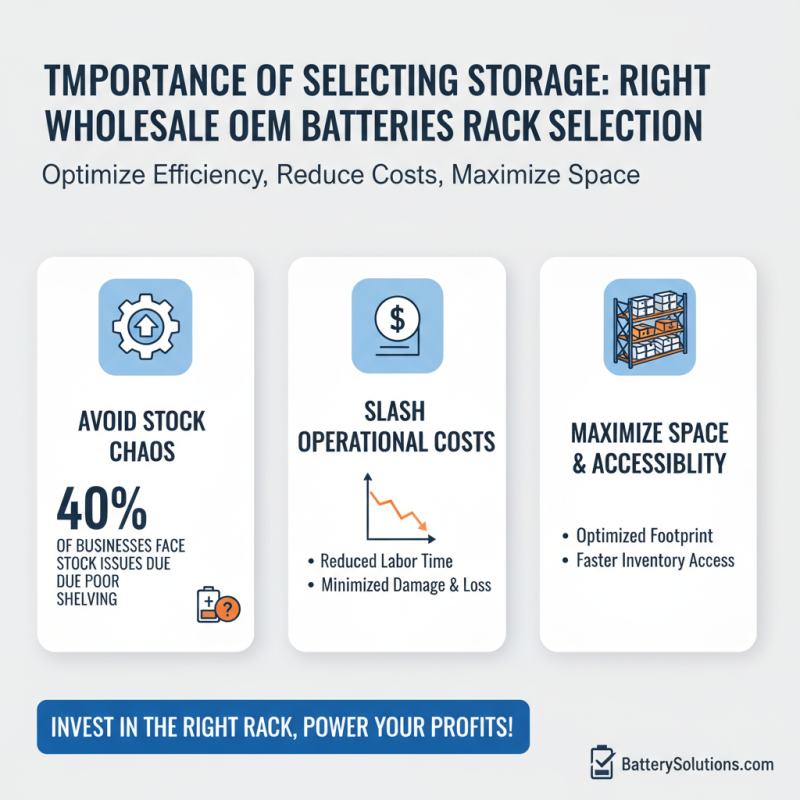How to Choose the Best Wholesale OEM Batteries Rack for Your Business?
