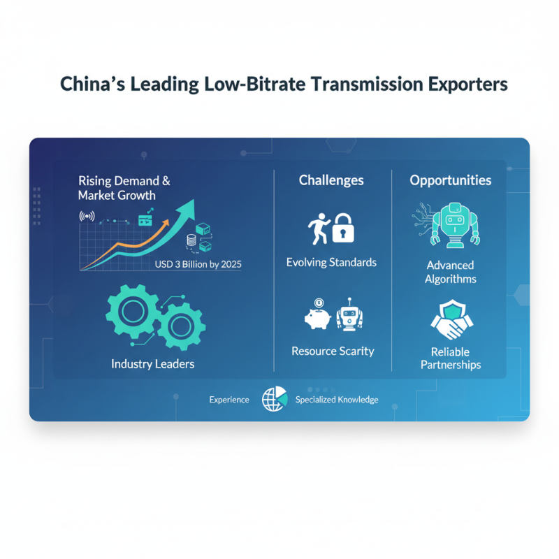 China Top 10 Custom Lowbitrate Transmission Exporters You Should Know?