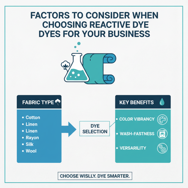 How to Choose the Best Reactive Dye for Your Business Needs?