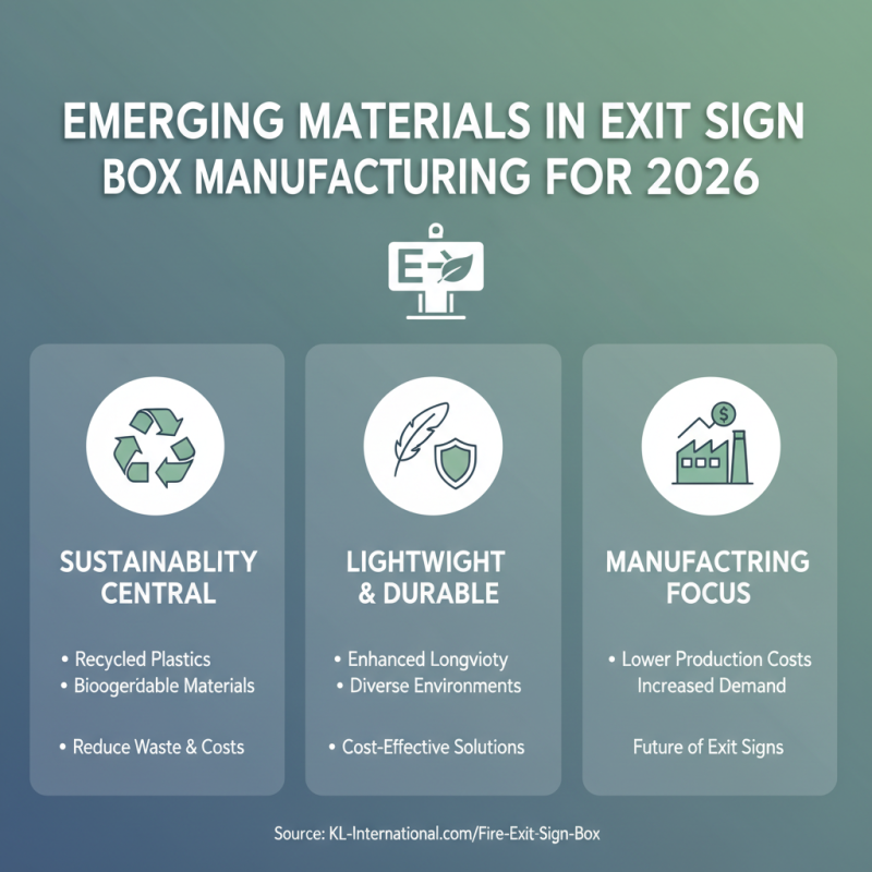 2026 Top Exit Sign Box Trends for Global Buyers?