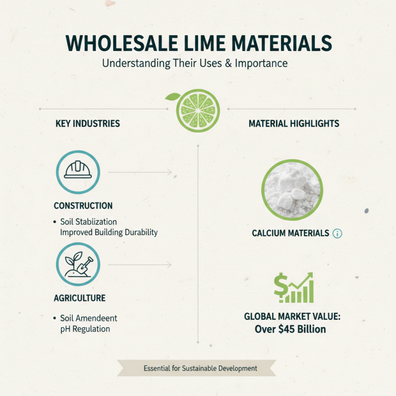 What is Buying Wholesale Lime Materials for Your Business?