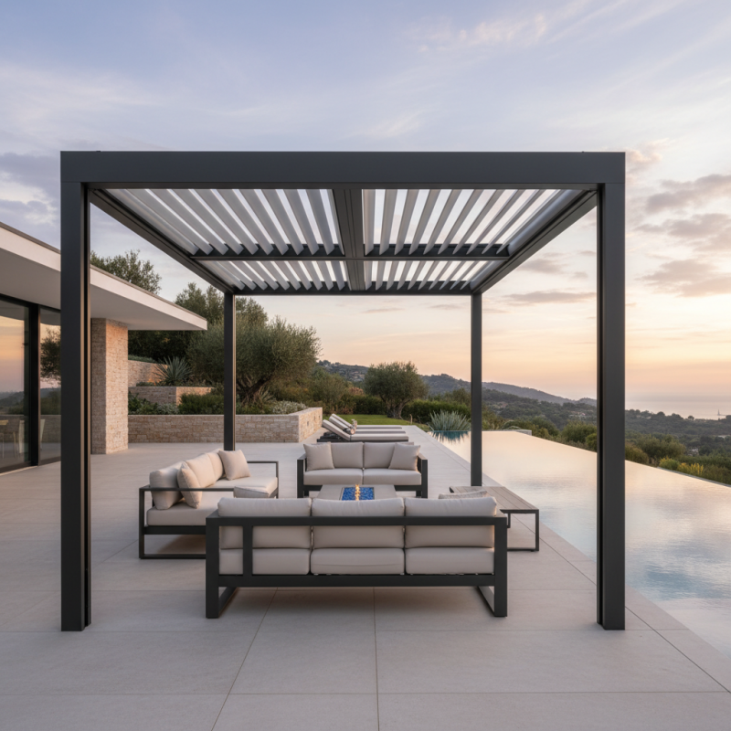 Top Aluminum Pergola With Roof Options for Global Buyers?