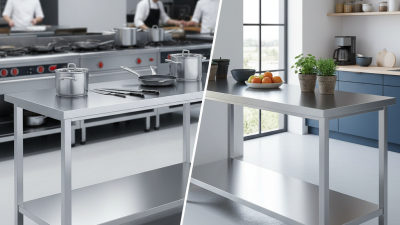 How to Choose the Best Stainless Steel Table for Your Needs?