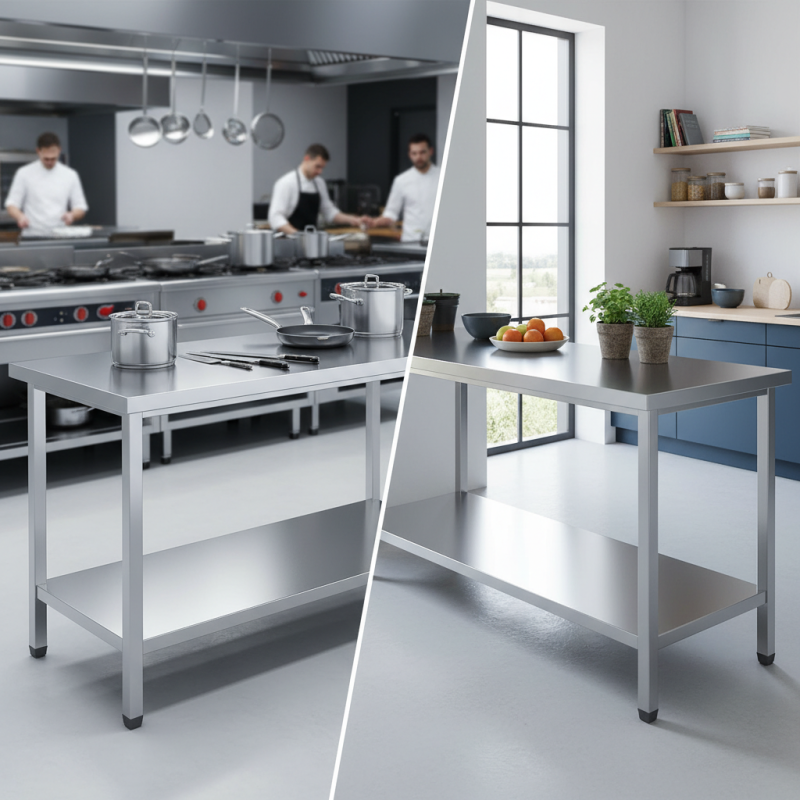 How to Choose the Best Stainless Steel Table for Your Needs?