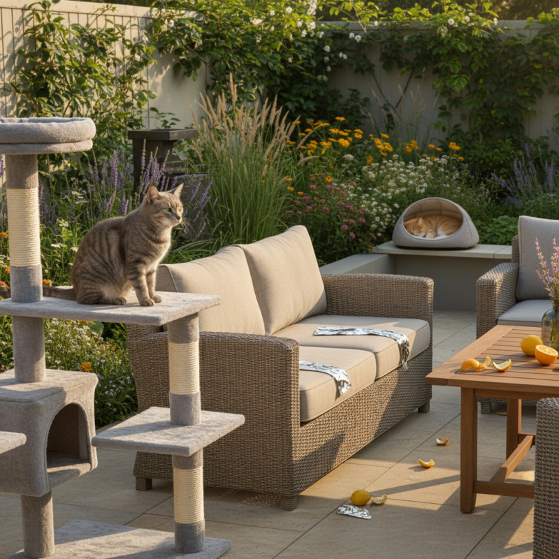 How to Keep Your Cat Off Outdoor Furniture Effectively?