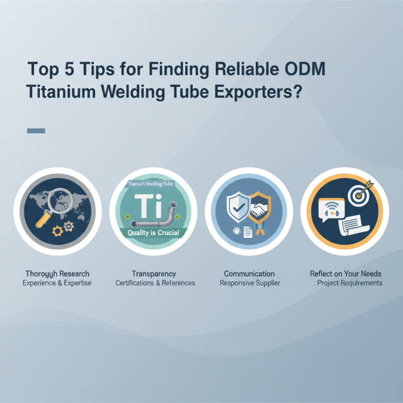Top 5 Tips for Finding Reliable China ODM Titanium Welding Tube Exporters?