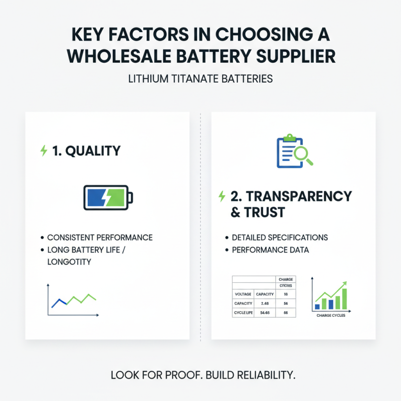 Best Wholesale Lithium Titanate Battery Suppliers Worldwide?