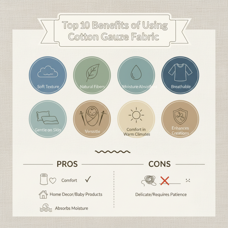 Top 10 Benefits of Using Cotton Gauze Fabric for Your Projects?