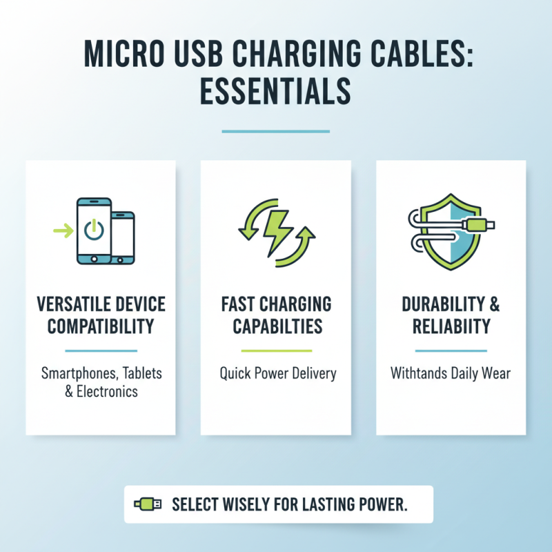 Best Micro Usb Charging Cable for Fast Charging and Durability?