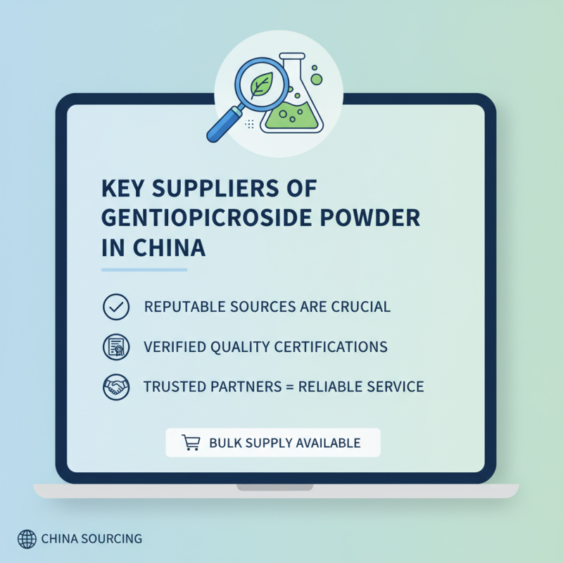 Best Wholesale China Gentiopicroside Powder Pricelist Guide?