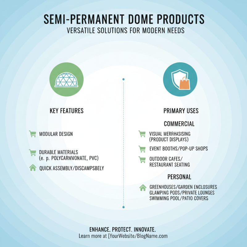 Why Choose Wholesale Custom Semi Permanent Dome Products for Your Business?