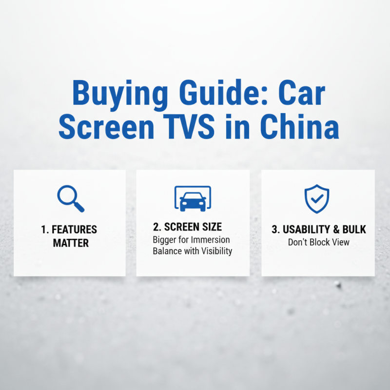 Top 10 Car Screen TVs in China for Global Buyers 2026?