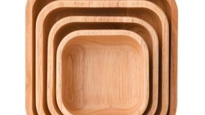 Tableware Wooden Fruit Salad Bowl Hotel Restaurant Household Wooden Bowl Solid Wood Square Wooden Bowl Square Bowl Side Dish (7).jpg