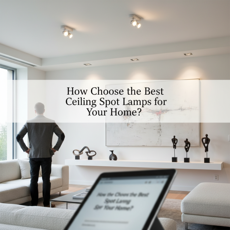 How to Choose the Best Ceiling Spot Lamps for Your Home?