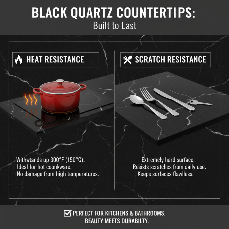 Top 10 Benefits of Black Countertops Quartz for Your Home?