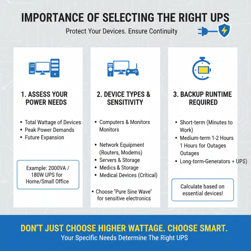 2026 How to Choose the Right 2000VA 1800W UPS for Your Needs?