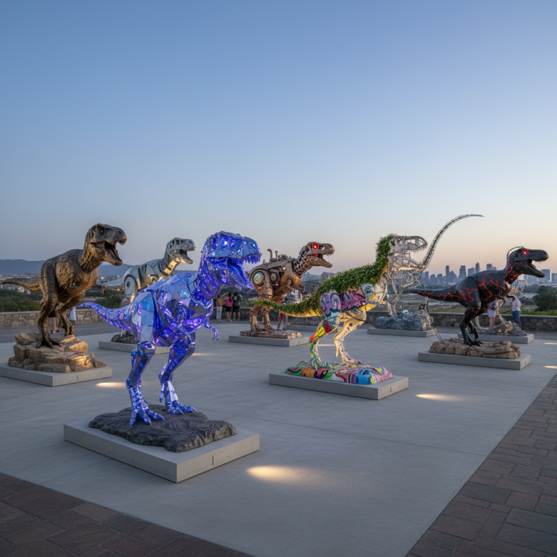 T Rex Statue Top 10 Designs for Global Buyers?