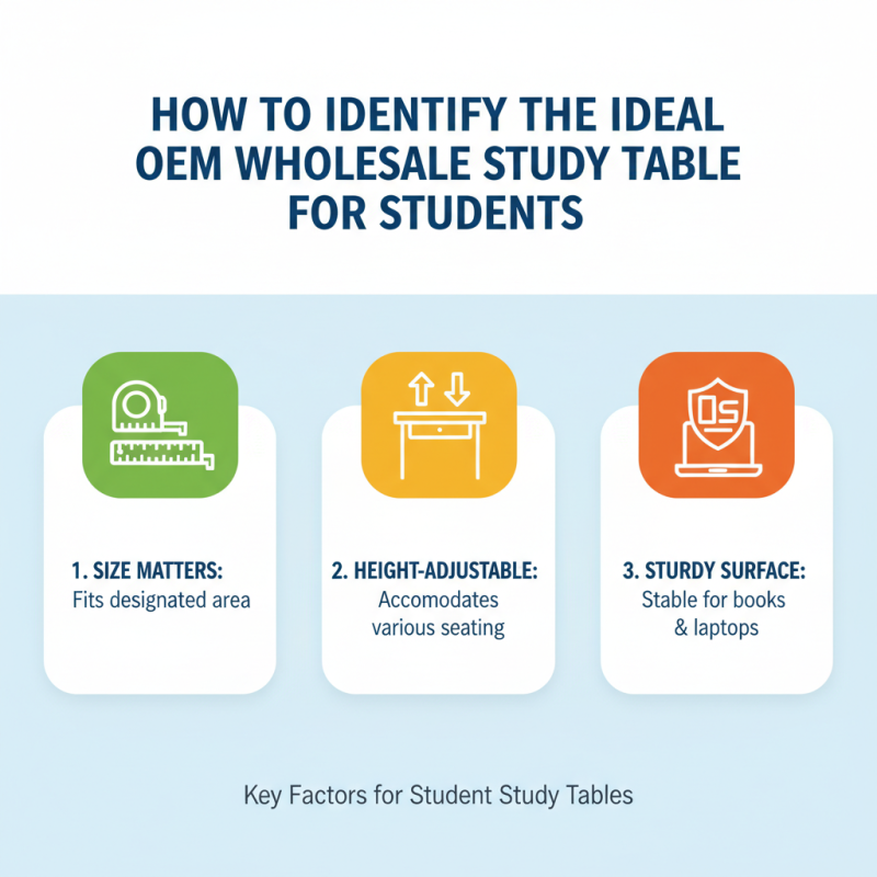 2026 How to Choose the Best OEM Wholesale Study Table for Students with Chair?