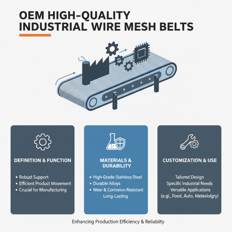 What is OEM High-Quality Industrial Wire Mesh Belt Factory?