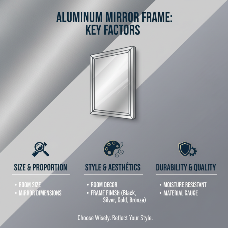 How to Choose the Best Aluminum Mirror Frame for Your Needs?