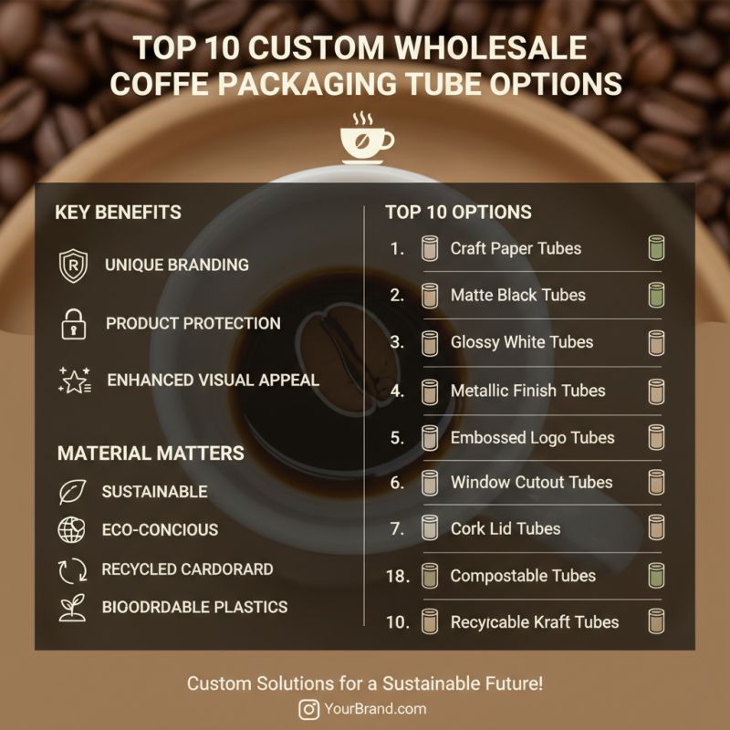 Top 10 Custom Wholesale Coffee Packaging Tube Options for Your Brand?