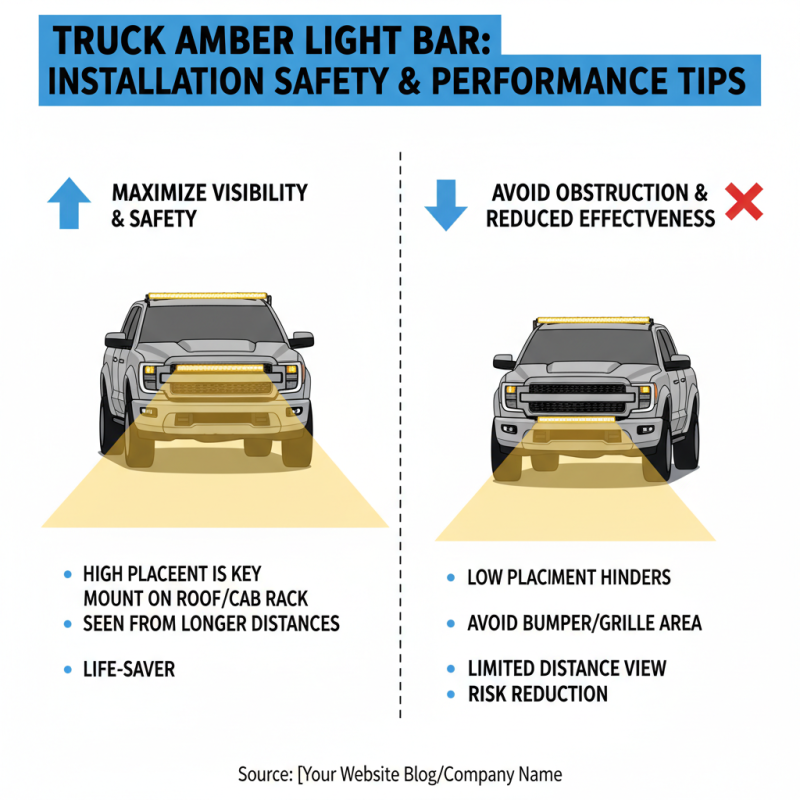 How to Choose the Best Truck Amber Light Bar for Safety?