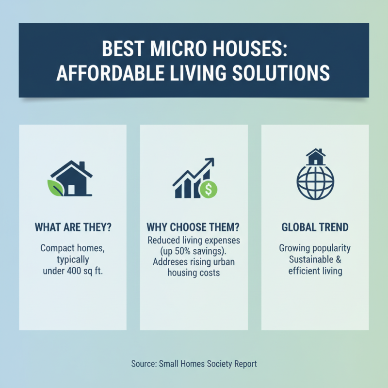 Best Micro Houses for Affordable Living Solutions Worldwide?