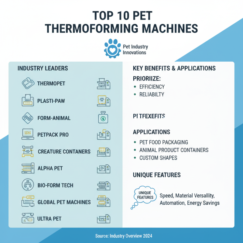 Top 10 Pet Thermoforming Machines for Global Buyers