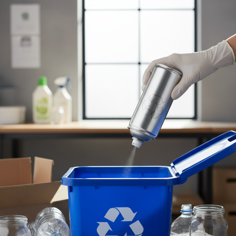 How to Properly Dispose of an Empty Spray Can?