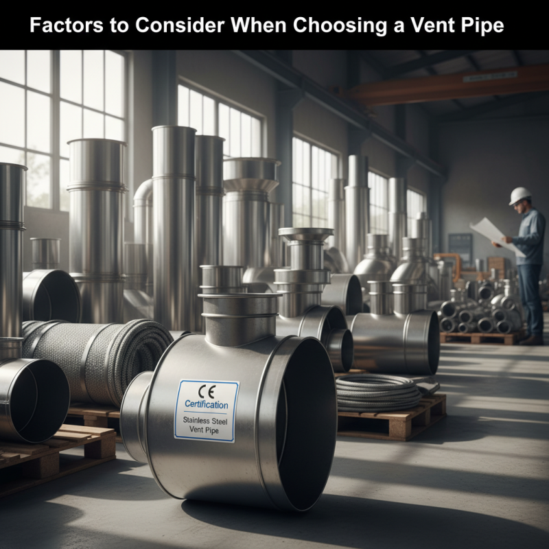 How to Choose the Best Stainless Steel Vent Pipe for Your Needs?