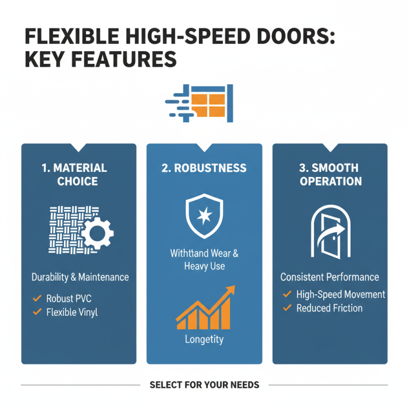 How to Choose the Best Flexible High Speed Door for Your Needs?