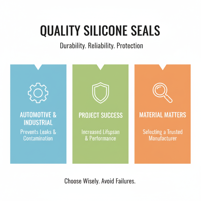 Why Choose a High-Quality Custom Silicone Seals Manufacturer for Your Projects?